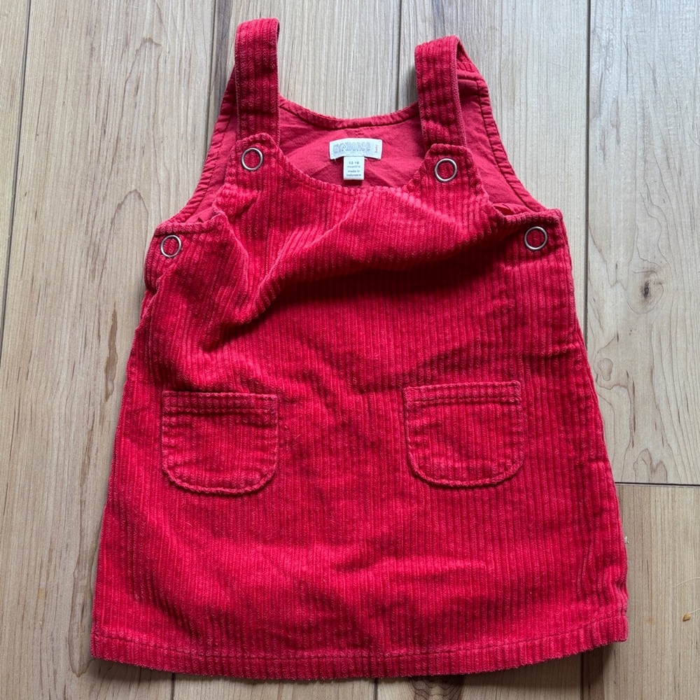 OshKosh B'gosh Red Corduroy Dress